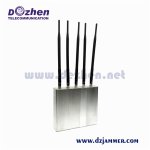 5 Band Adjustable 3G 4G Cellphone Jammer with Remote Control