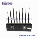  Multi-functional GSM 3G 4G Cell Phone Jammer 8 BANDS GPS WiFi Lojack Signal Jammer