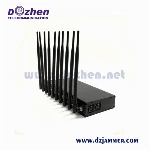 Worldwide 10 antenna GSM 3G 4G 5G Cell Phone Jammer GPS WiFi Lojack Signal Jammer