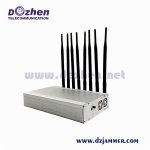 High Power 8 Antennas 4G 5G Mobile phone WiFi Signal Jammer device to jam cell phone signals