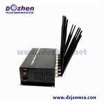 12 Band 135-2600MHz 42W GSM CDMA 3G 4G Wi-Fi Lojack VHF UHF Radio All Bands Desktop Jammer