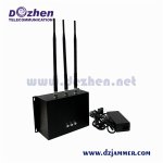 Powerful Tabletop Adjustable WiFi GPS Jammer & All Wireless Bug Camera Jammer