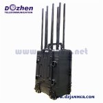 1500m Jamming Range Drone Signal Jammer 300 W High RF Power