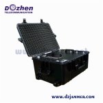 Anti Explosion 5 Bands Portable Signal Jammer 480W High Power Wireless Radio Frequency Jammer