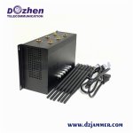 Cell Phone 3G 4G signal Jammer Adjustable High Power 6 Antenna