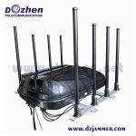 DDS Jammer Max 570W 8 Bands Portable Signal Jammer Rang 500Meter