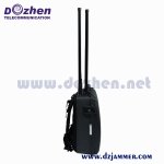 AC 100-240V Uav 5 Bands 102W Backpack Signal Jammer