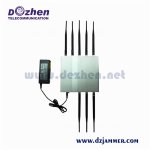 Customised Frequencies Wireless Signal Jammer Mobile Phone Signal Blockers With Power Supply