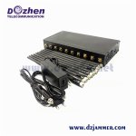 10 bands GSM CDMA 3G 4G 5G cell Phone WIFI GPS Lojack Signal Jammer Omni-directiona antenna