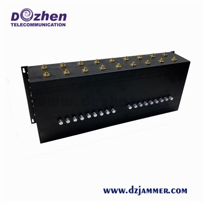 RF Signal Jammer Blocking 4G 5g GPS 315/433MHz with 16 Channels device to jam cell phone signals