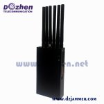 Handheld 6 Bands Portable GPS Jammer (GPS L1/L2/L3/L4/L5) and Glongss L1/L2 jammer 6 Watt