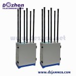 RF Cellular 1200W 500m Waterproof Outdoor All Cell Phone Signal Jammer