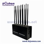 12 Channels 60W High Power Desktop Adjustable Signal Jammer