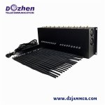 Cell phone Jammer GSM 2G 3G 4G 5G WiFi signal Jammer 16 Antennas