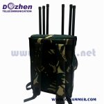 80W High Power VIP Protection Security 6 Antenna Cell Phone Signal Backpack Jammer