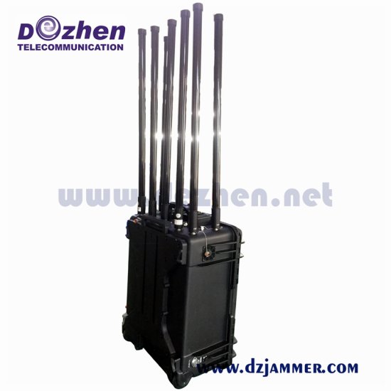 7 band Explosion Proof Handheld Signal Jammer , Vehicle Network Jamming Device GSM / DCS / 3G - Click Image to Close