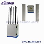 WIFI GPS Cover 6 Bands 180 Degrees Anti Drone Jammer wifi signal jammer