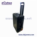 Removable Explosion Proof Mobile Phone Signal Jammer Portable 320 Watt 5 Bands