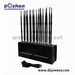 New Type 18 Antennas Full Adjustable Powerful WiFi Signal Jammer device to jam cell phone signals