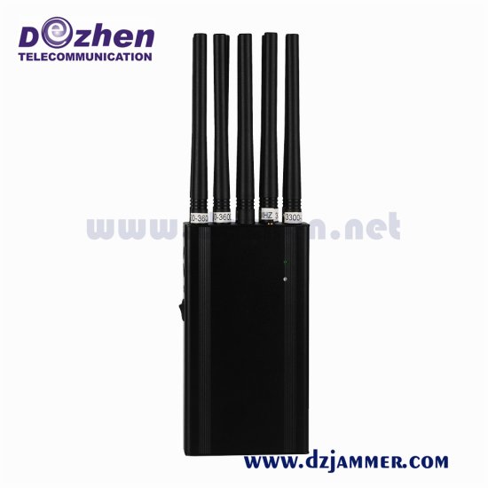 10 Antenna 10W Portable Handheld Jammer 2G 3G 4G 5G Cell Phone Signal Jammer - Click Image to Close