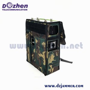 Outdoor Waterproof Backpack GSM 3G 4G 5G cellular signal jammer 4 bands with built-in battery Lightweight