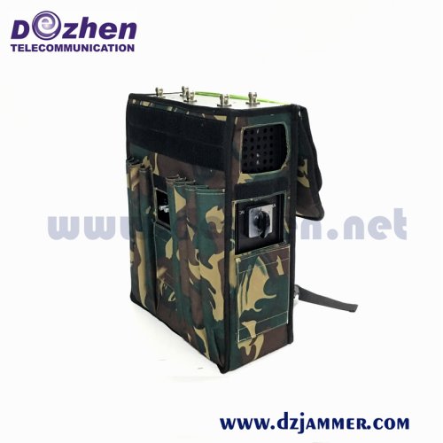 Portable Backpack WiFi2.4g GSM 2g 3G 4G Mobile Network Blocker Satellite 8 bands Signal Jammer