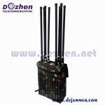 5-2000 Meters GPS WIFI 5.8G Drone Signal Jammer 5 Bands 90 watt