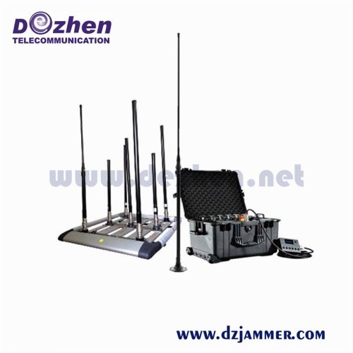 3G 4G 5G Drone Signal Jammer Prison Uav Blocker Cellphone Wi-Fi 2.4G Bluetooth