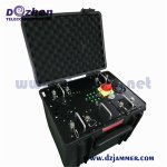 800w 8 Bands Vehicle Jammer Customized Frequency Designed For Cell Phones