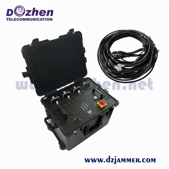 DDS High Power Full Band Vehicle Military Convoy Protection Roof Mounted Jammer System 25-6000MHz - Click Image to Close