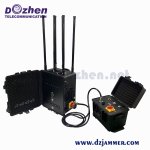 20 - 3600MHz Portable Military Vehicle Bomb Jammer DDS High Power Cell Phone SIgnal Jammer