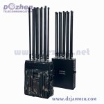 Durable High Power VIP Protection Security Cell Phone Signal Backpack Jammer signal jamming device