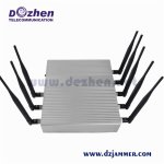 8 Bands Adjustable Powerful Multi-functional 3G 4G Phone Blocker & RF Jammer (315/433/868MHz) 