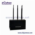 High Power 6 Bands Adjustable Customized Frequency GPS 3G 4G 5g All Cell Phone Signal Jammer