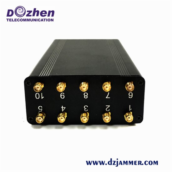 10 Bands 10W GSM WiFi Jammer Handheld 3G 4G 5G Cell Phone Signal Jammer - Click Image to Close