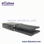 Car Charge Handheld 12 Bands Mobile Phone Signal Jammer/GPS/Lojack/WiFi 12watt Jammer up to 30m