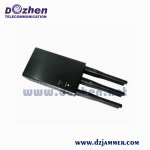 WiFi GPS 3G 4G Wimax Mobile Phone Signal Jammer 6 watt 6 Bands Gps Signal Blocker With AC Adapter