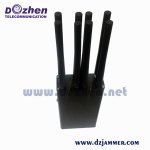 Handheld 8 Bands 8.0W Signal Jammer, Wi-Fi Lojack 3G 4G GPS JAMMER