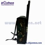 WIFI 5.8G 4G CDMA GPS Cell Phone Signal Jammer 8 bands antenna VIP Protection Backpack Jammer 720 Watt