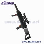 WiFi GPS Rifle Anti Drone up to 2000 Meters Drone Gun-Type Drone Jammer