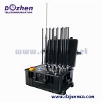 14-Antennas Cell Phone Jammer GPS WiFi Lojack Signal Jammer 300 Watt