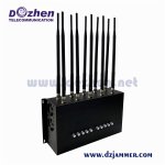 10 bands Adjustable All Mobile Phone & WIFI GPS Signal Jammer