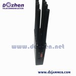 5G 8 Antenna Jammer Handheld 8 Watt Type 3G 4GLTE 4G WIMAX Cell Phone Signal Jammer