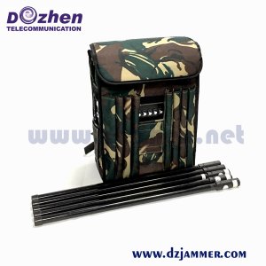 5g Backpack Signal Jammer Manpack 5 Bands Portable Cell Phone Signal Type for Police 90 Watt
