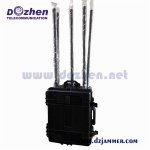 250 Watt Mobile Portable Signal Jammer , Cell Phone Frequency Blocker 1805-1880 MHz