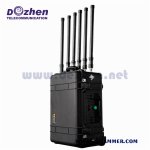 Waterproof Military 600W 6 bands High Power Manpack VIP Protection Defence RF WiFi GPS Signal Uav Drone Jammer