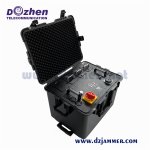 Military Units 100 Meters 240W Portable 8 Bands Signal Jammer