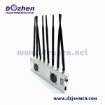 8 bands Adjustable 3G 4G 5G All Cell phone GPS Signal Jammer