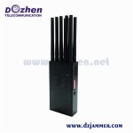 10 Bands 10W GSM WiFi Jammer Handheld 3G 4G 5G Cell Phone Signal Jammer