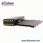 Handheld 12 Channels 2g 3G 4G Cell Phone Signal Jammer /WiFi Jammer/GPS Jammer/315/433MHz Jammer with Lightweight 12 Watt